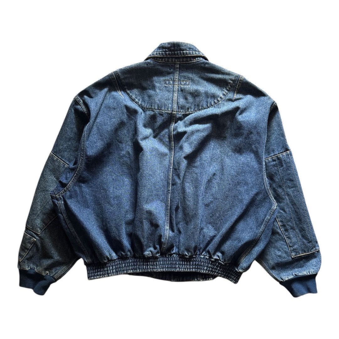Katharine Hamnett London SOLD Katharine Hamnett Denim Cargo Bomber Jacket Size US L / EU 52-54 / 3 - 3 Thumbnail