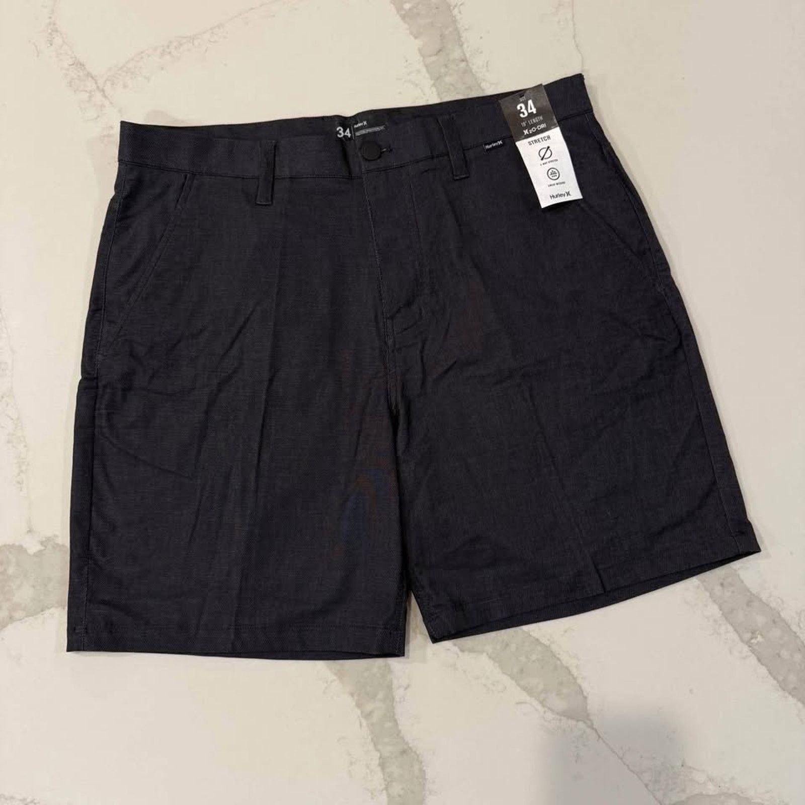 Hurley Hurley NWT H2O-Dri Cutback Chino Golf Shorts Men's 34 Gray Size US 34 / EU 50 - 1 Thumbnail