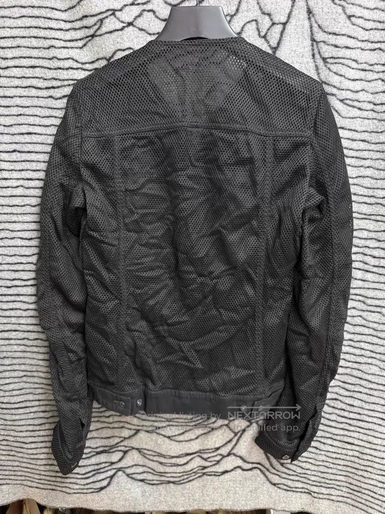 Rick Owens Rick Owens Mesh Patchwork Leather Jacket Size US M / EU 48-50 / 2 - 6 Thumbnail