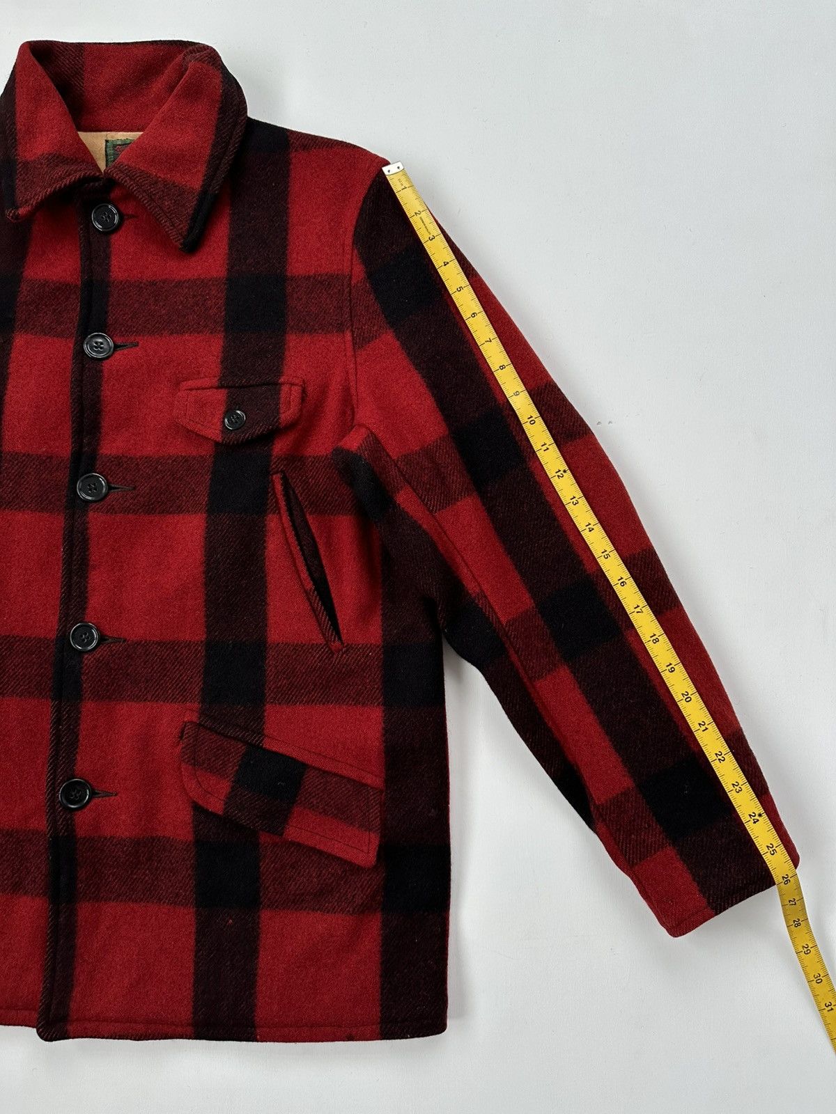 Chippewa 50s Chippewa Mackinaw Red Plaid Wool Hunting Jackets Size US L / EU 52-54 / 3 - 14 Thumbnail