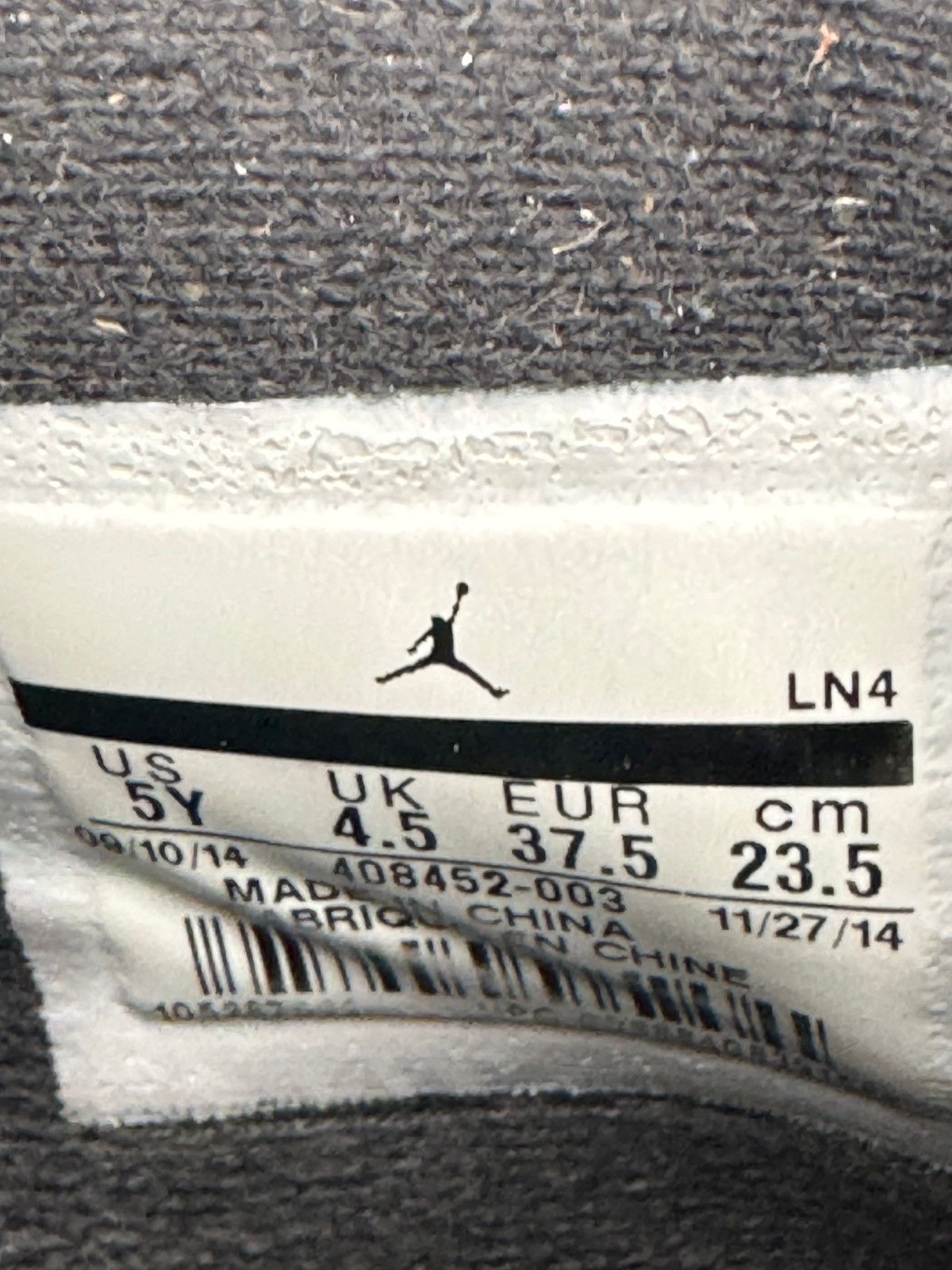 Jordan Brand Air Jordan 4 Oreo Sz. 5Y (2015) Size US 5 / EU 37 - 8 Thumbnail