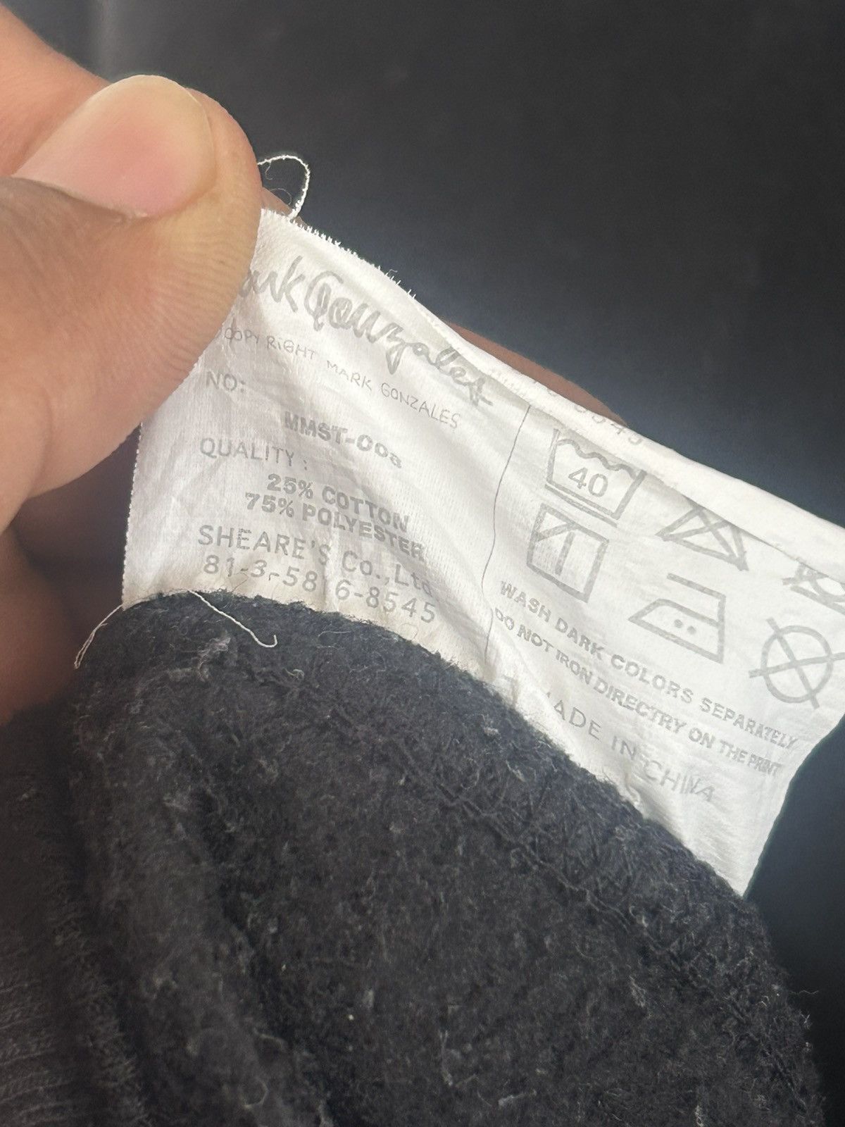 Other Mark Gonzales Hoodie Black Size US L / EU 52-54 / 3 - 7 Thumbnail