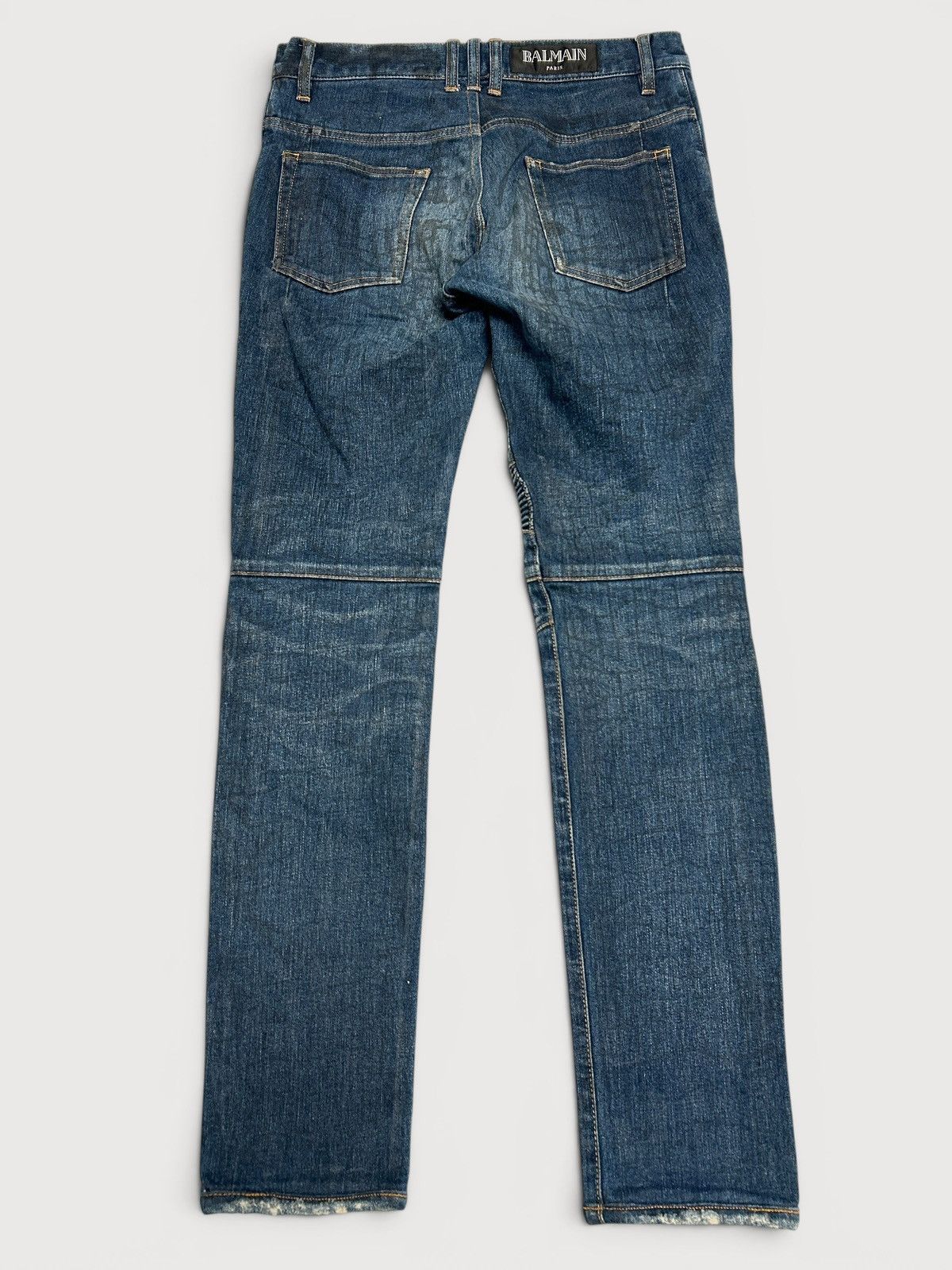 Balmain FW2017 Biker Denim Size US 31 - 2 Thumbnail