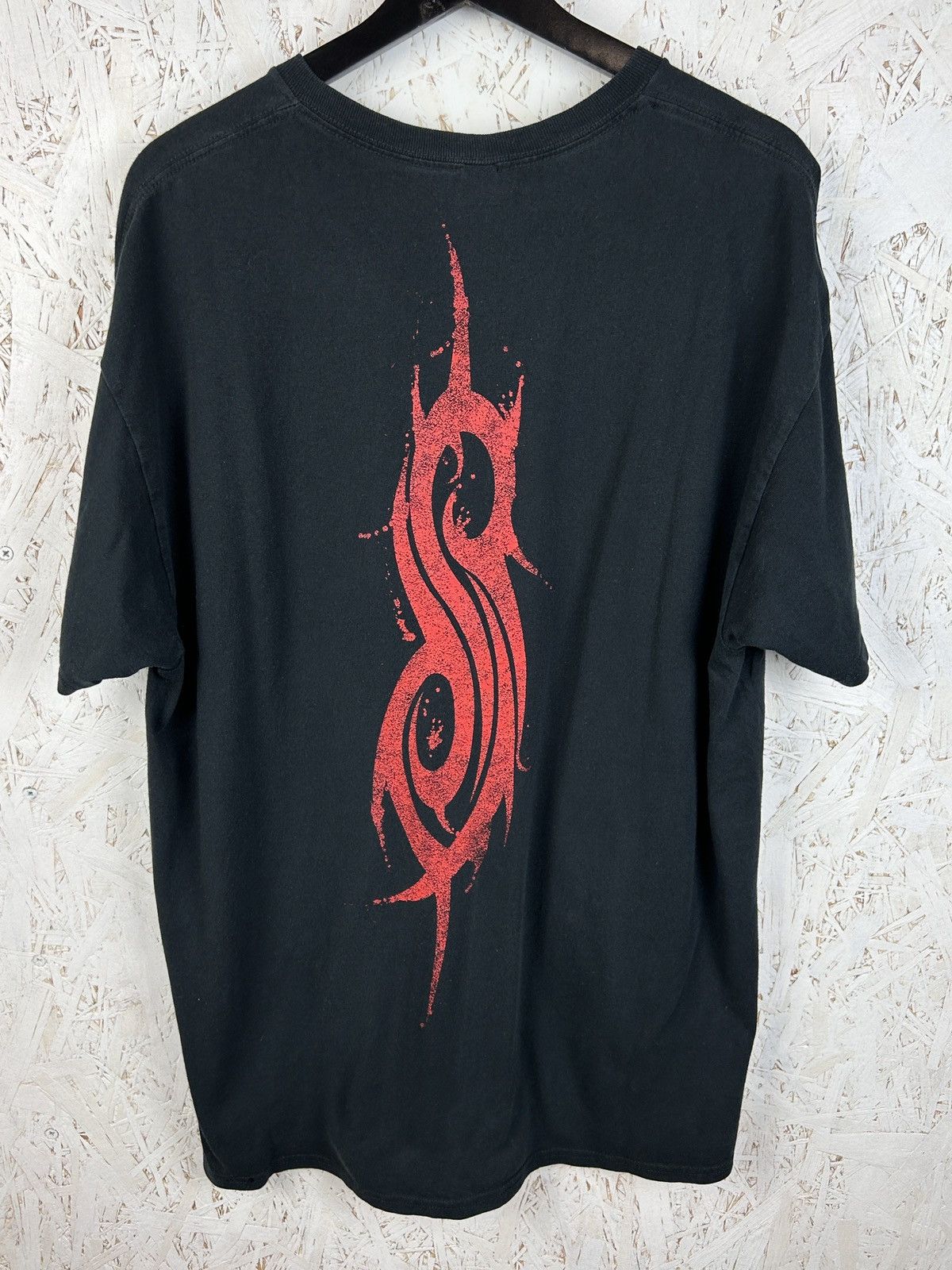 Band Tees Vintage Slipknot Big Center Logo Rock Metal Band T-Shirt Size US XL / EU 56 / 4 - 5 Thumbnail