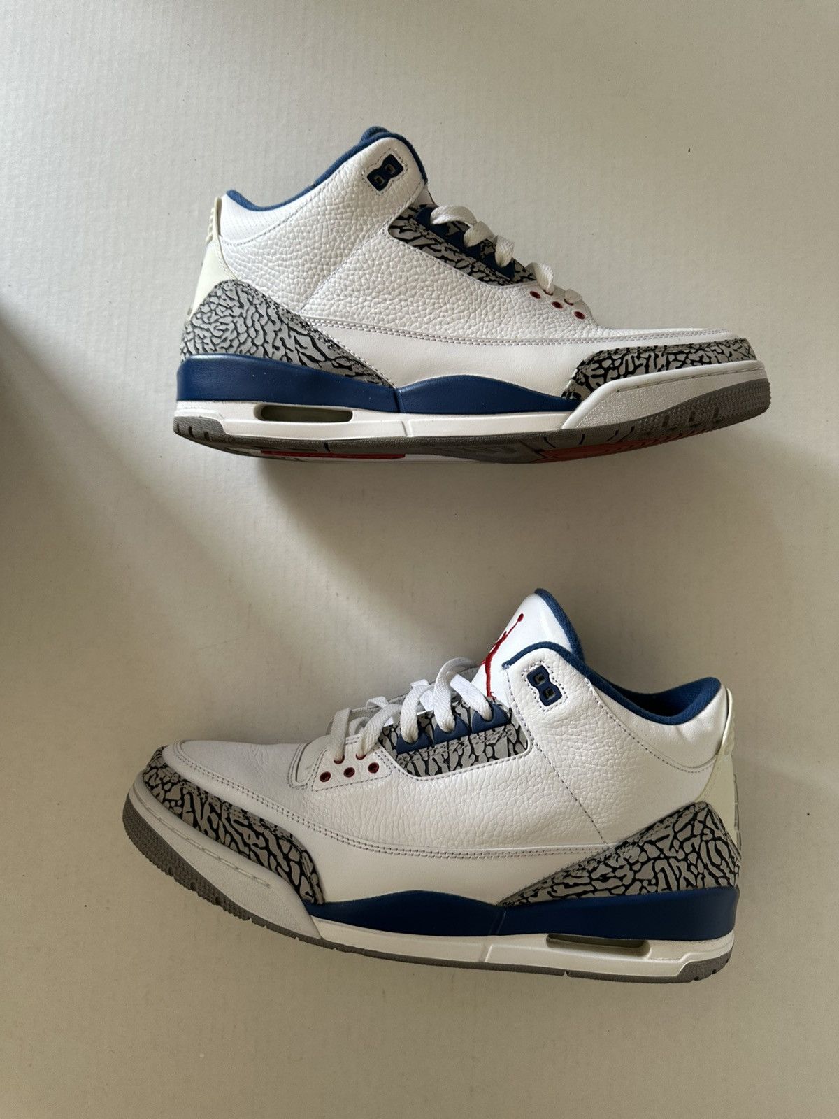 Jordan Brand Jordan 3 White True Blue 2011 Size US 13 / EU 46 - 3 Thumbnail