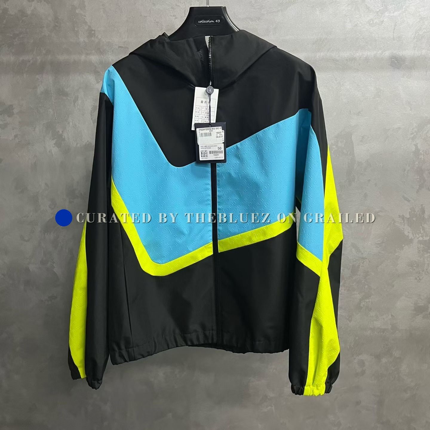 Louis Vuitton Louis Vuitton Black Logo Print Hooded Jacket Size US M / EU 48-50 / 2 - 1 Thumbnail