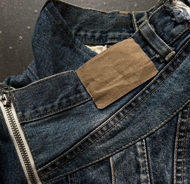 Nozomi Ishiguro Nozomi Ishiguro Deconstructed Distressed Denim Jacket Size US S / EU 44-46 / 1 - 5 Thumbnail