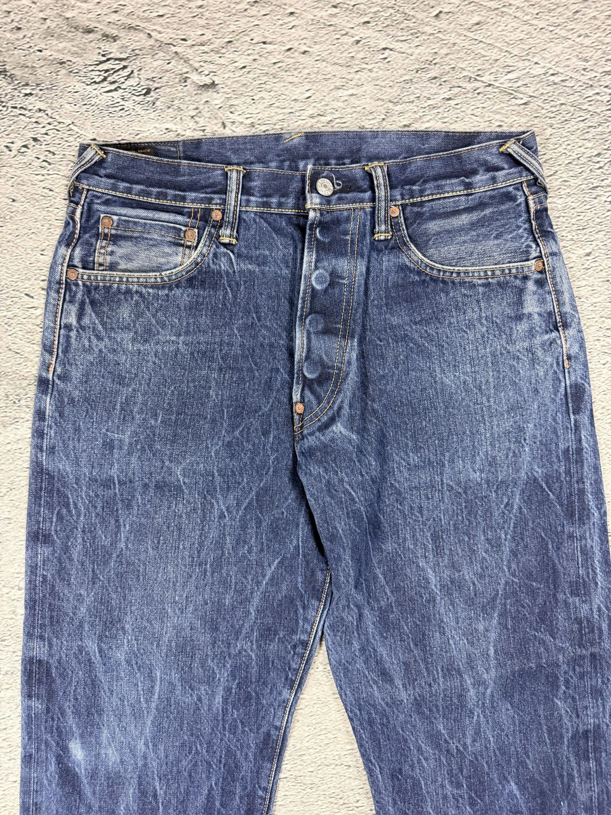 Evisu Evisu jeans daicock big logo black selvedge denim navy Size US 32 / EU 48 - 9 Thumbnail