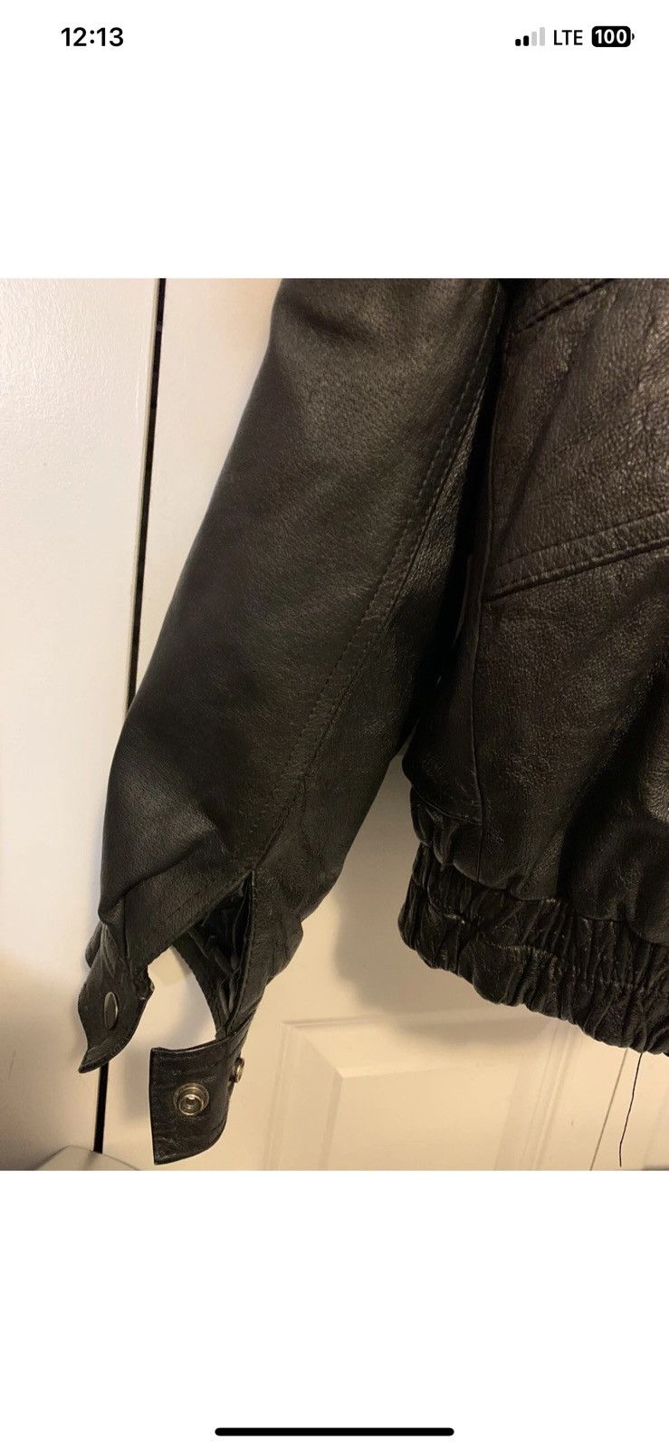 Other Club new age mens sz XL black leather jacket Size US XL / EU 56 / 4 - 4 Thumbnail