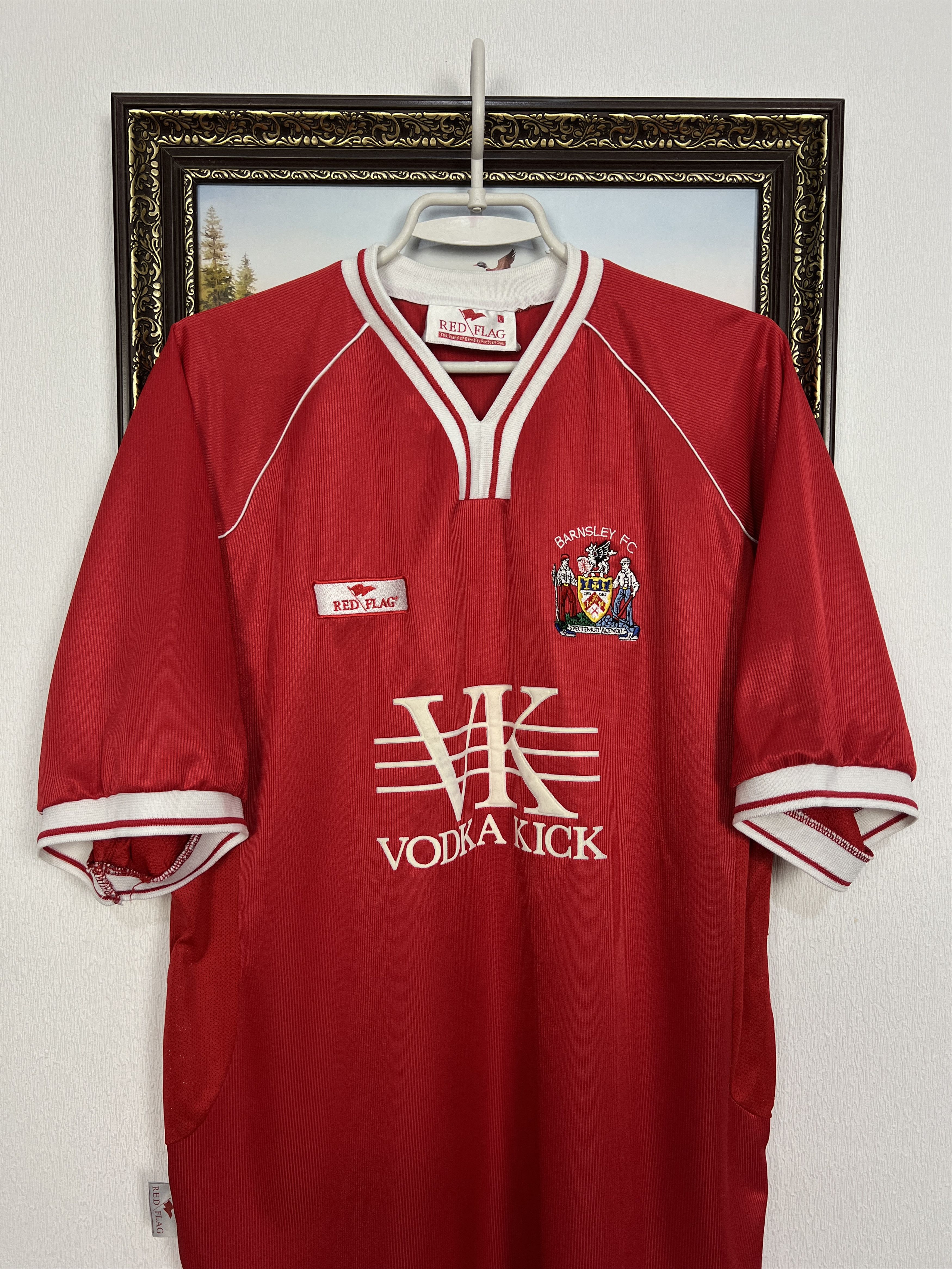 Vintage Barnsley Home football shirt 2003 Soccer Jersey Trikot Rare Size US L / EU 52-54 / 3 - 2 Thumbnail