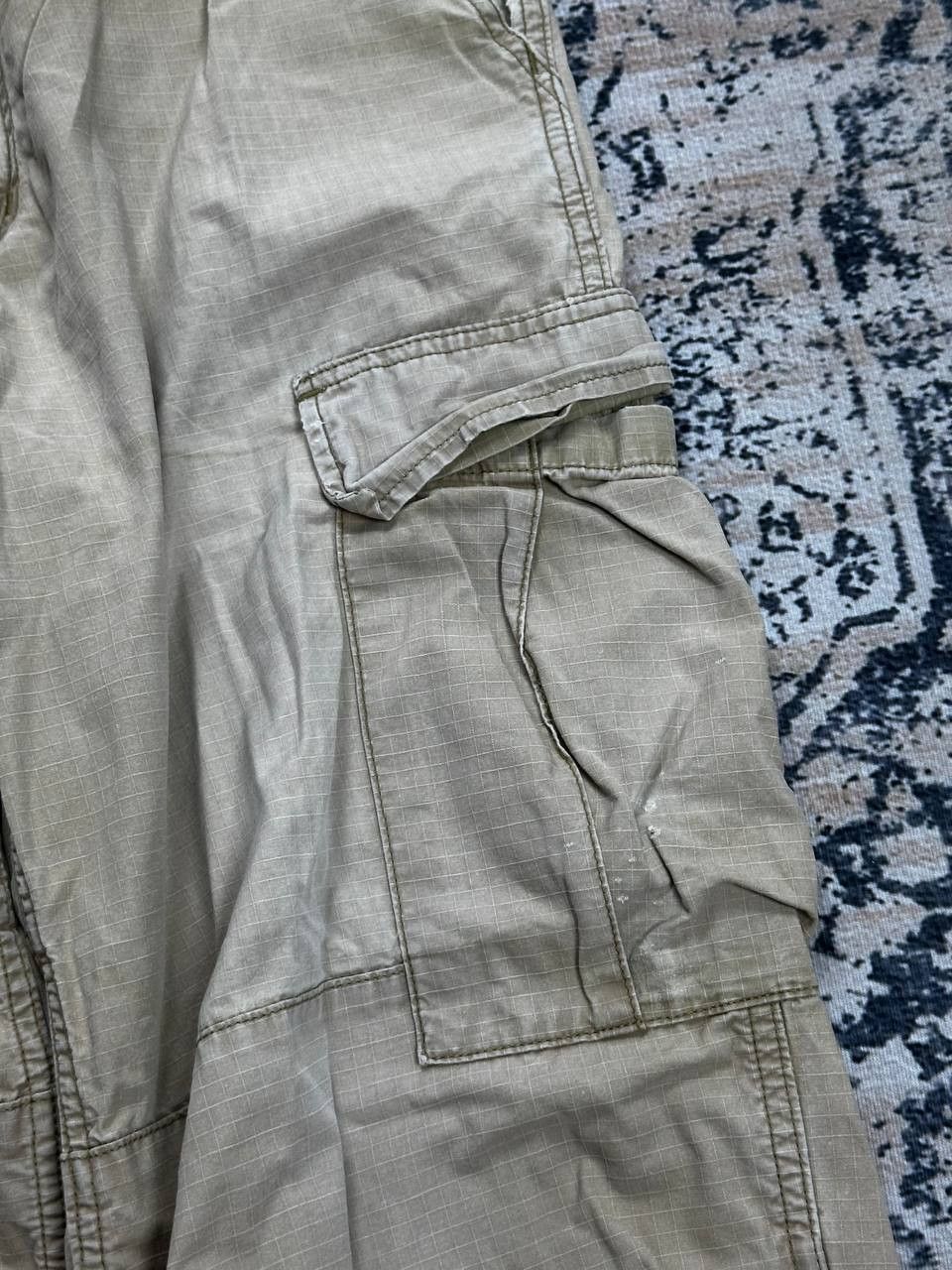 Carhartt Vintage Carhartt Cargo Beige Distressed Pants Size US 30 / EU 46 - 8 Thumbnail