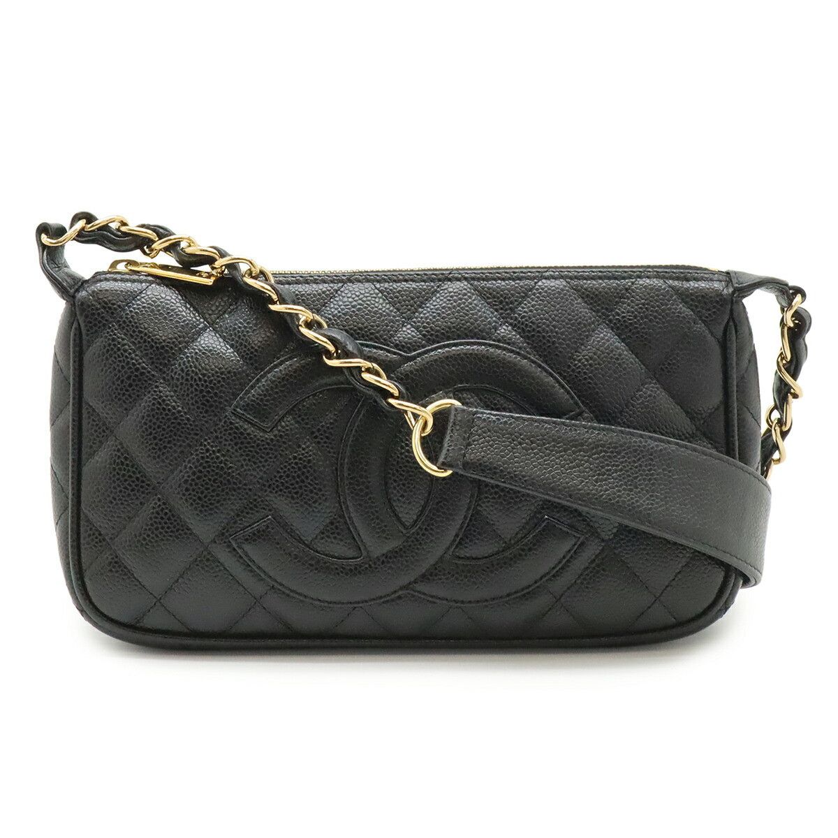 Chanel Chanel Chanel Matelasse Leather Shoulder Bag Leather Shoulder Bag A22476 DUTY FREE for USA Size ONE SIZE - 1 Thumbnail