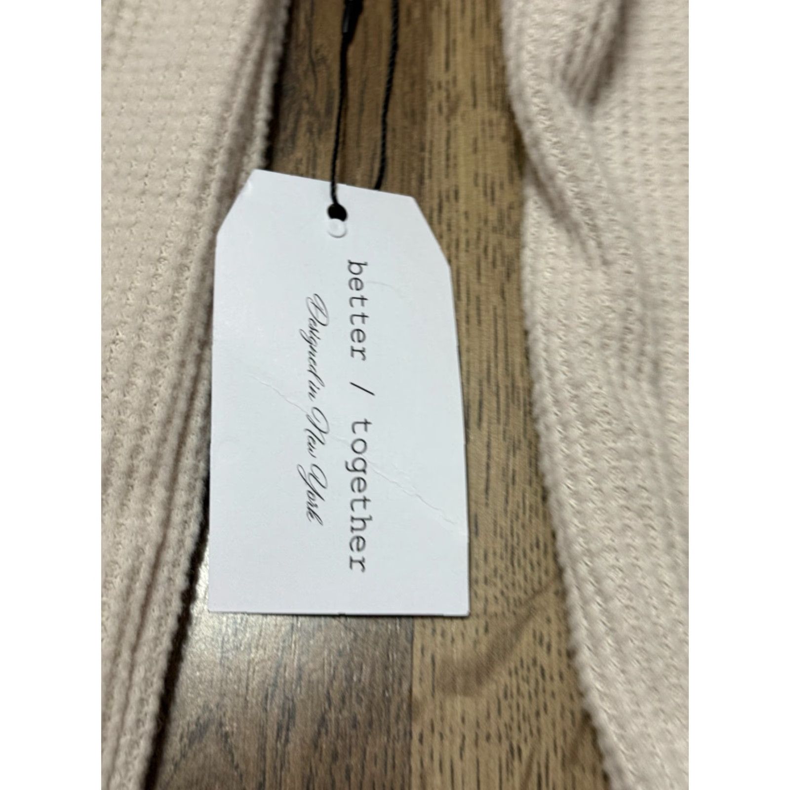Vintage Better Together Sweater Cardigan Women's XS Open Long Sleeve NWT Ivory Cream Size XS / US 0-2 / IT 36-38 - 7 Thumbnail
