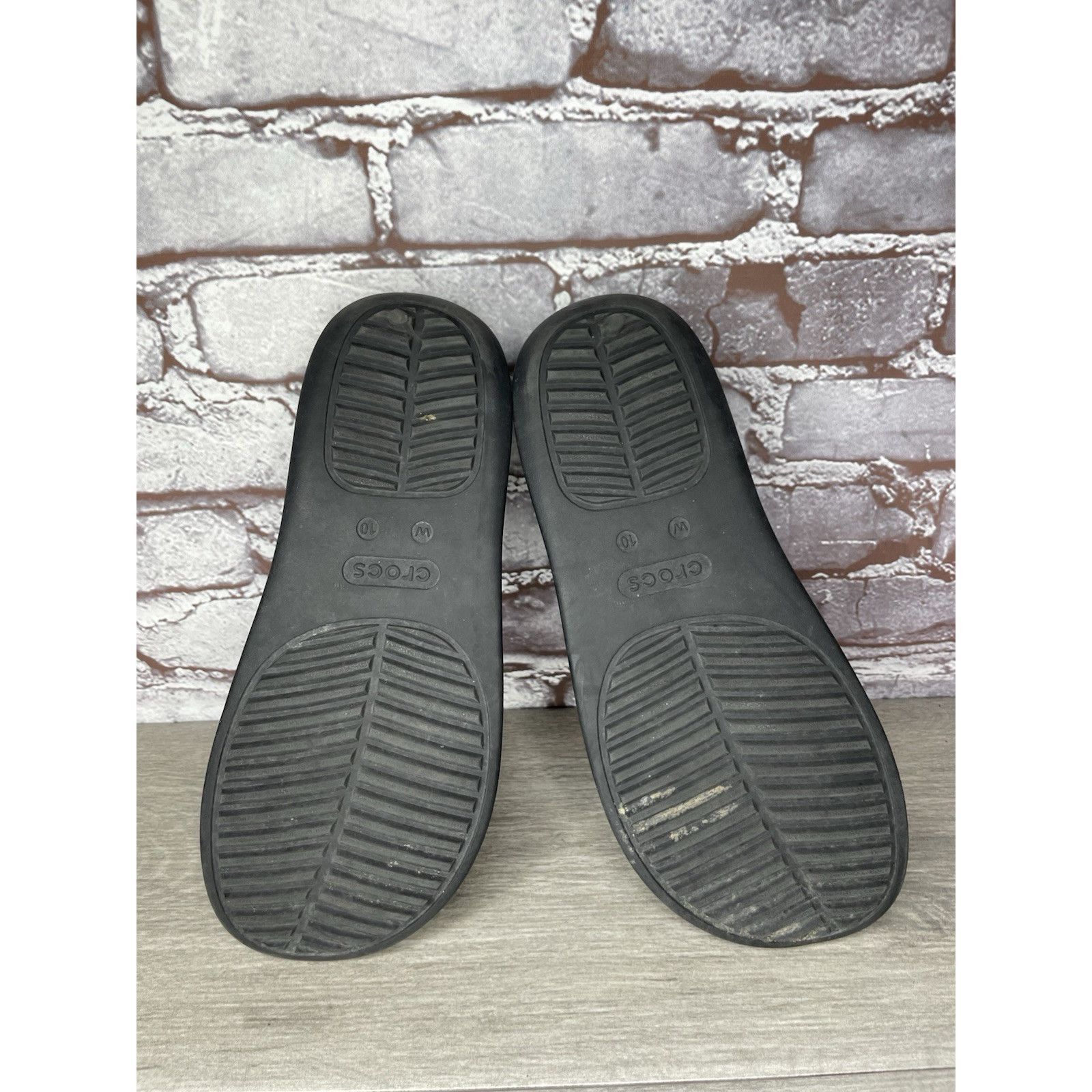 Crocs Crocs Getaway Black Rubber Platform FlipFlops Beach Sandals Size US 10 / IT 40 - 6 Thumbnail