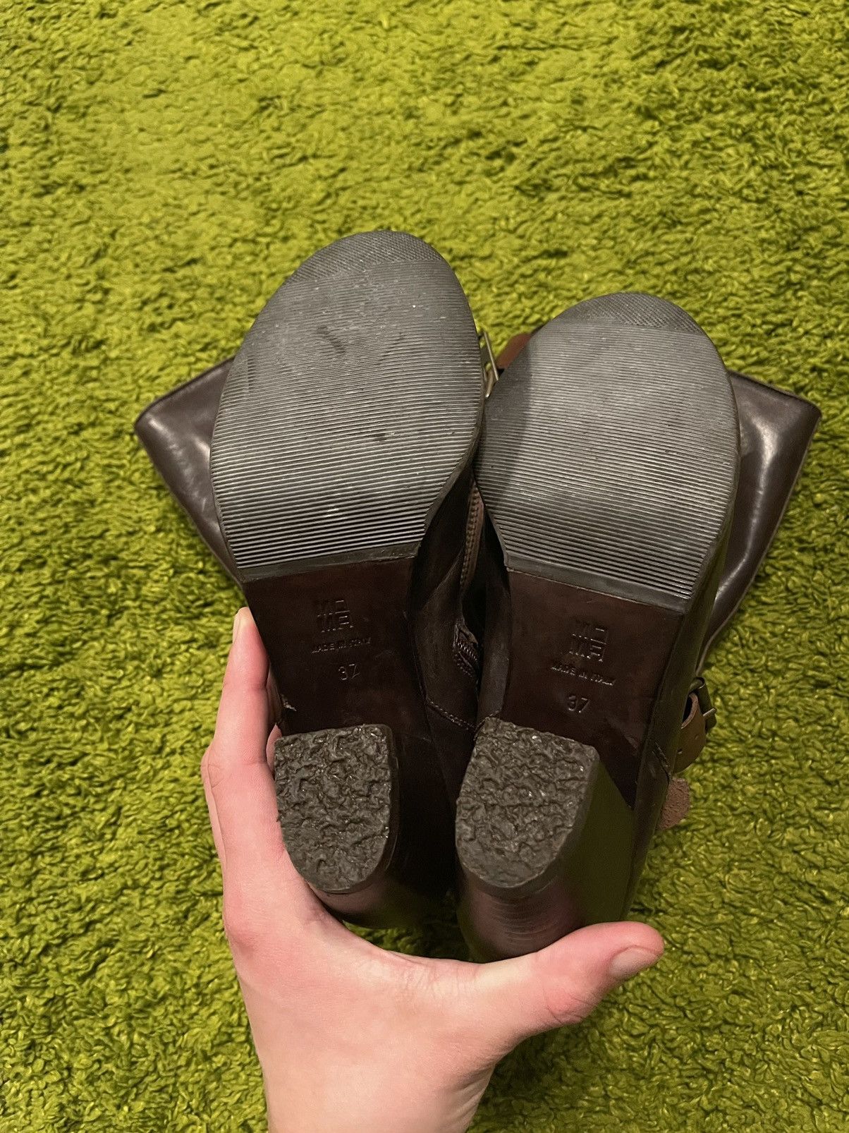Designer × MoMA Moma avant garde real leather high boots Size US 7 / IT 37 - 4 Thumbnail