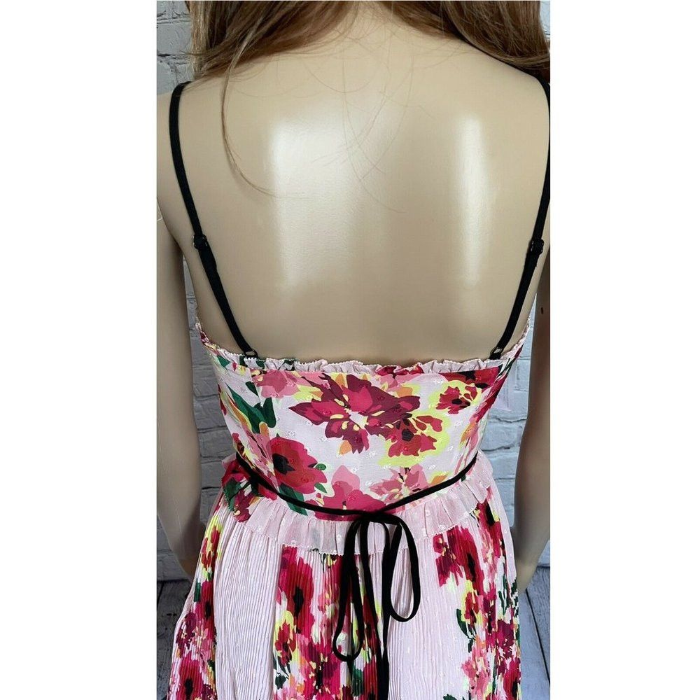 Anthropologie NWT New Anthropologie Foxiedox Floral-Print Pleated Party D Size XS / US 0-2 / IT 36-38 - 9 Thumbnail