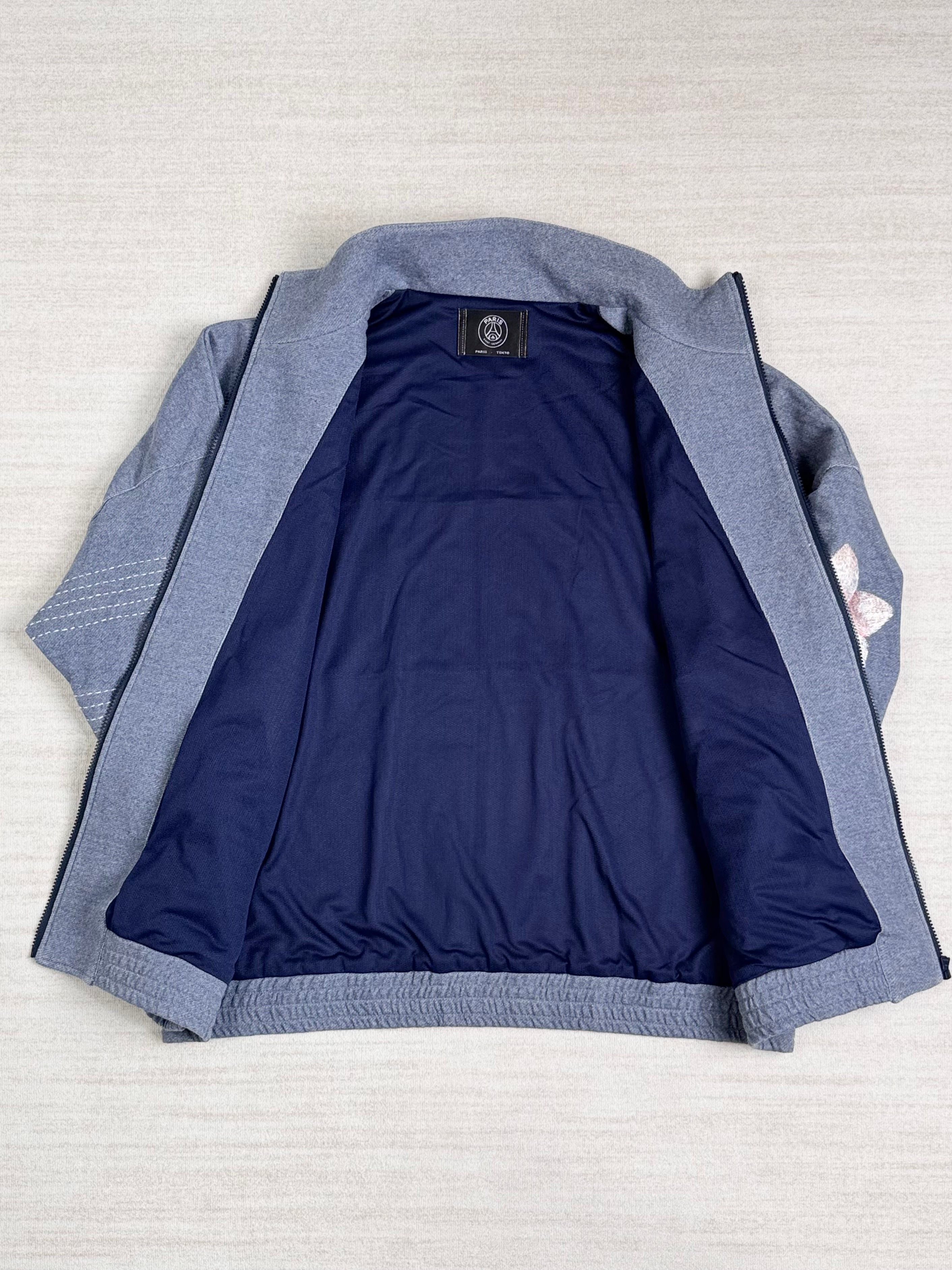 Japanese Brand PSG Loves Japan x Poggy Zip Through Jacket - Grey - Unisex Size US L / EU 52-54 / 3 - 6 Thumbnail