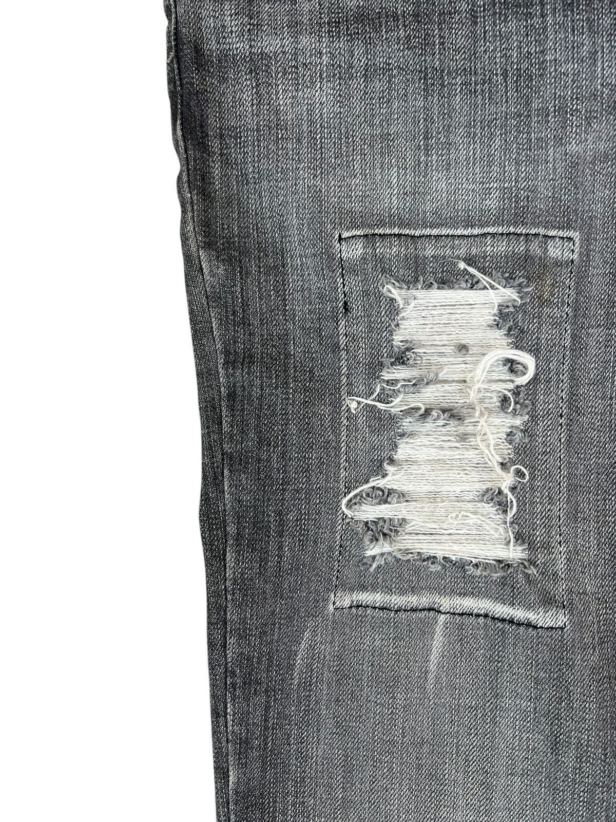 Beams Plus Beams X Vaporize Distressed Stretch Denim Flare Jeans Size US 32 / EU 48 - 9 Thumbnail