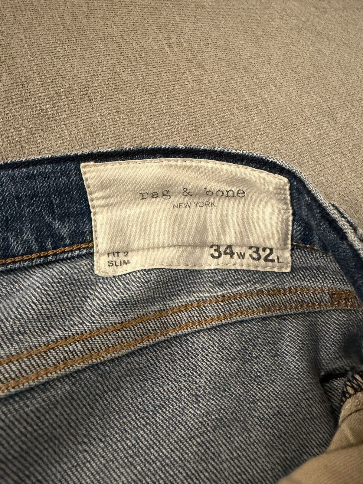 Rag & Bone 34x32 Rag & Bone Jeans Size US 34 / EU 50 - 2 Thumbnail