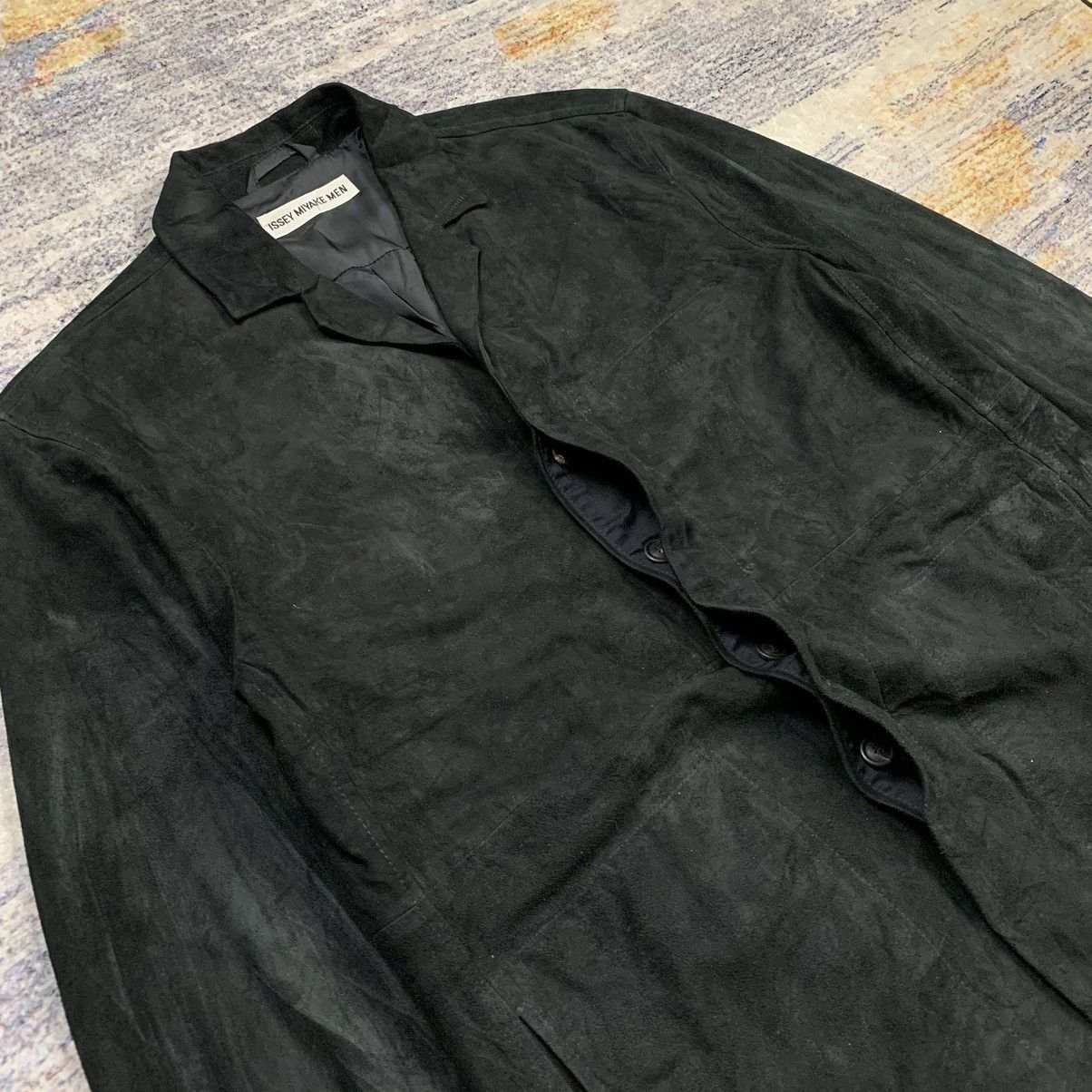 Issey Miyake × Japanese Brand Issey miyake men ss 2002 suede leather jacket Size US M / EU 48-50 / 2 - 8 Thumbnail