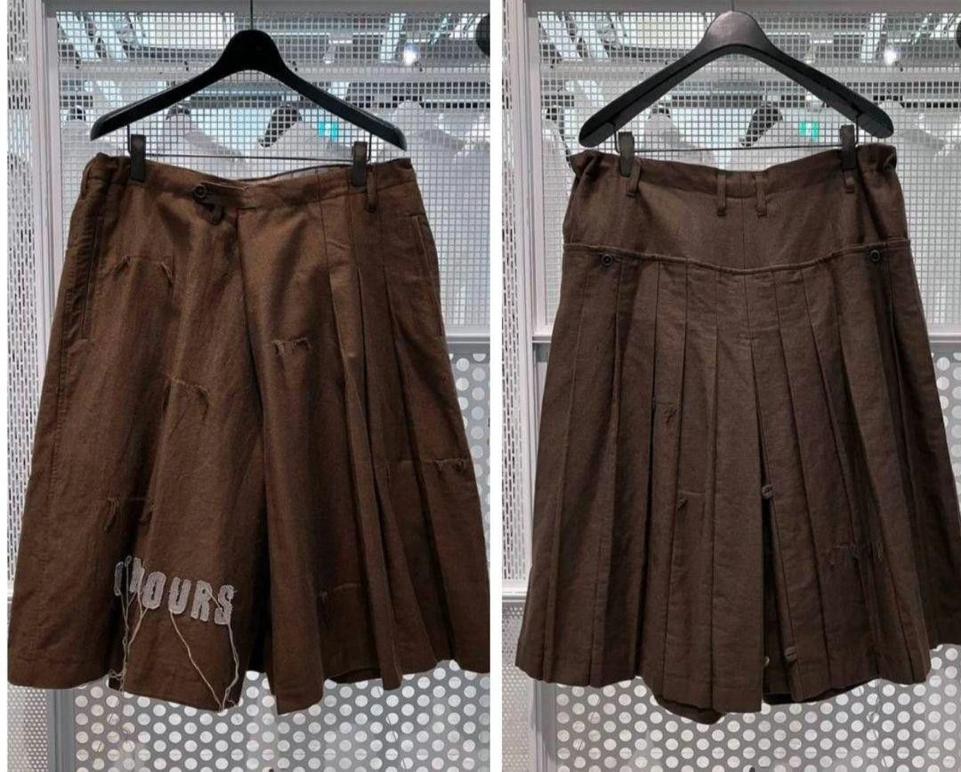 Yohji Yamamoto Homme 24AW L21 pleated skirt pants