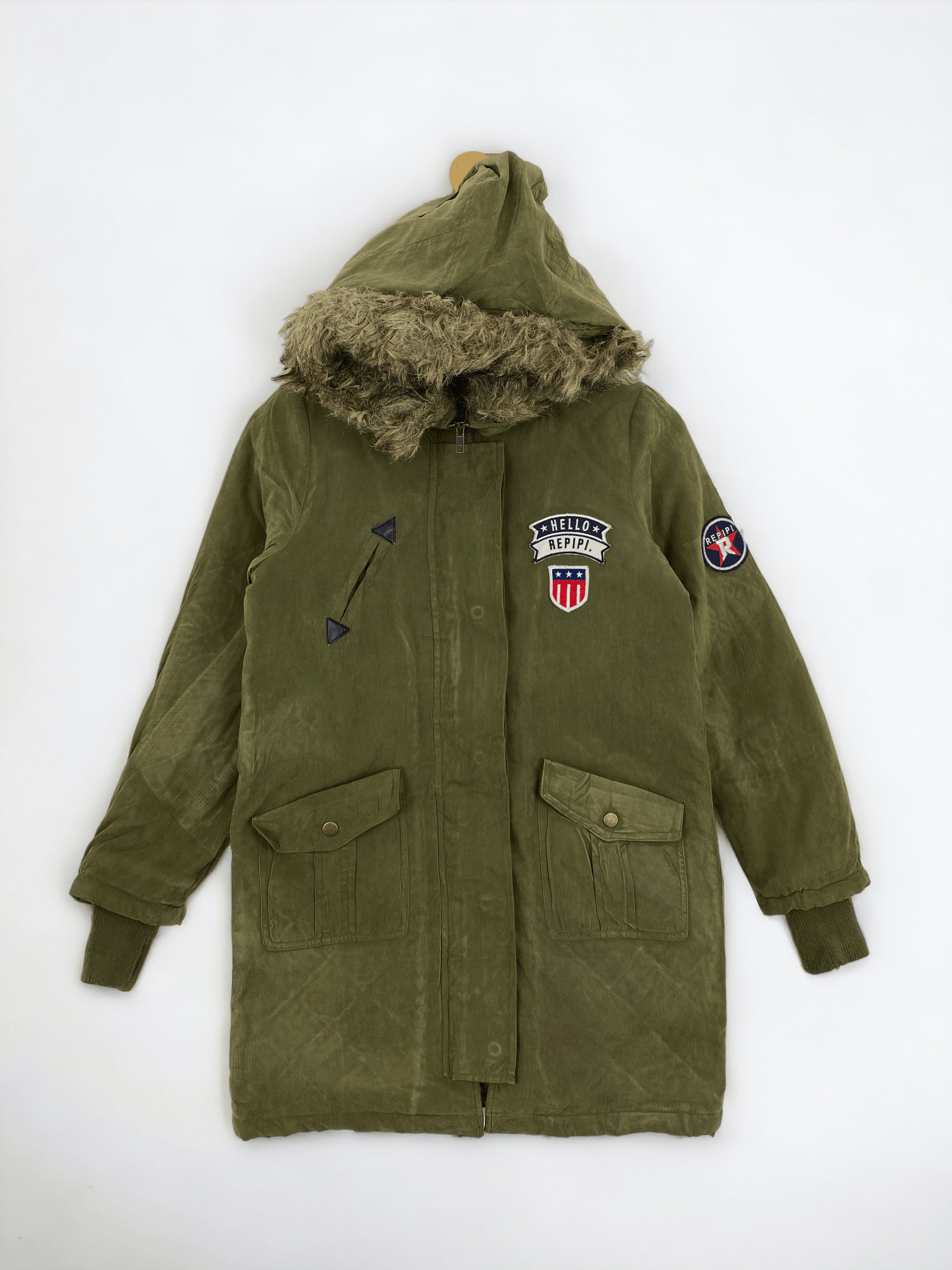 Japanese Brand × Vintage Vintage Repipi Armario Military Style Parka Jacket Size US XS / EU 42 / 0 - 1 Thumbnail