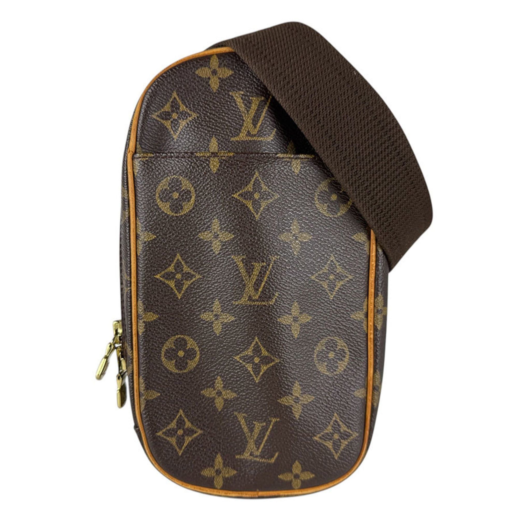 Louis Vuitton Louis Vuitton Body Bag Monogram Pochette Gange Canvas Brown Men's M51870 z9105 Size ONE SIZE - 1 Thumbnail