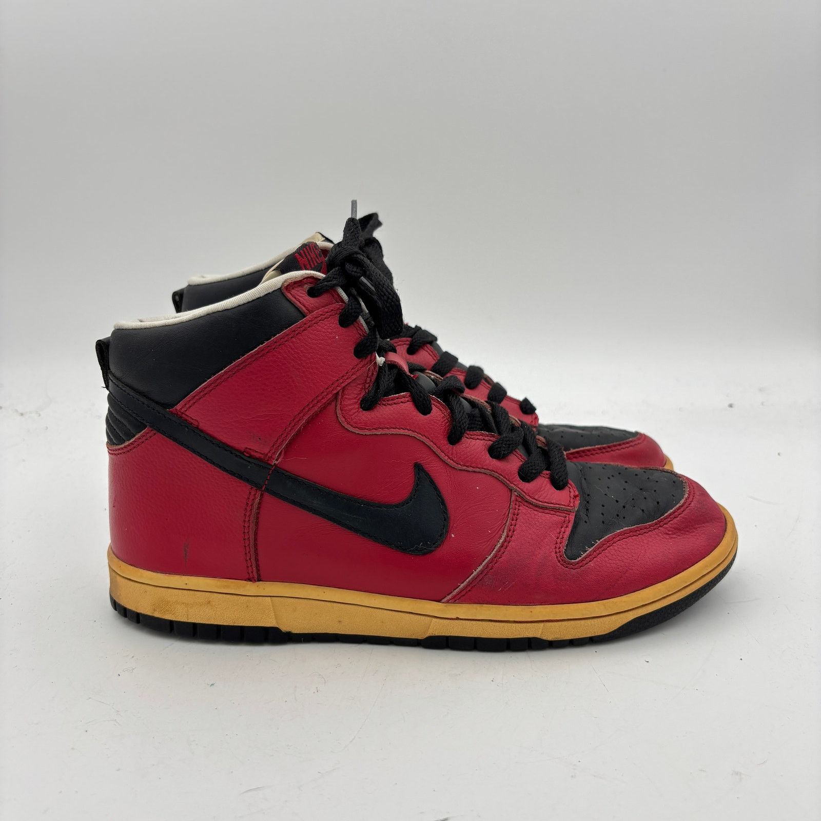 Nike × Vintage Vintage Nike Dunk High Red Sneakers Men's 8.5 309432-601 Size US 8.5 / EU 41-42 - 3 Thumbnail