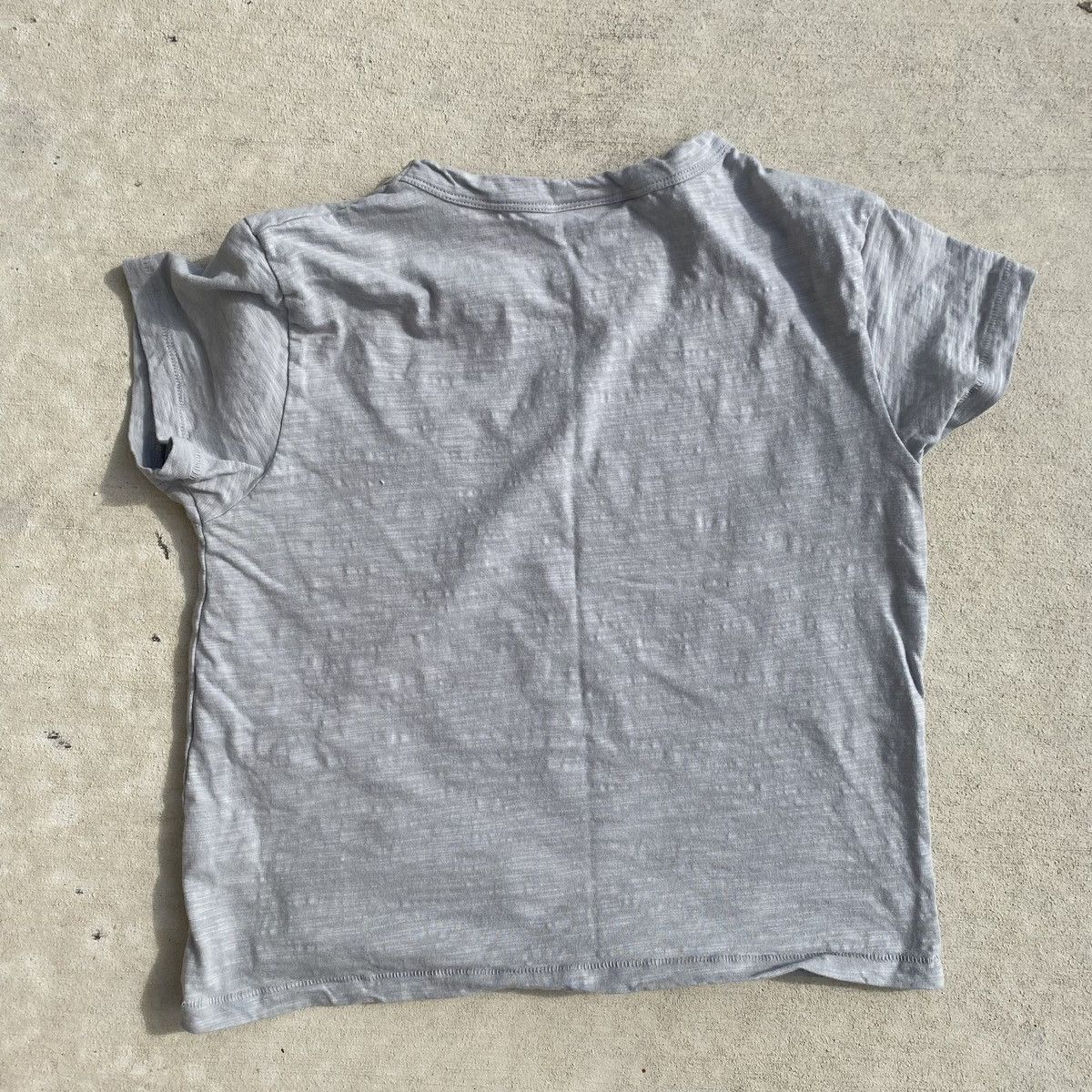 Other × Vintage Elysian grey pocket baby tee cotton slub Size S / US 4 / IT 40 - 4 Thumbnail