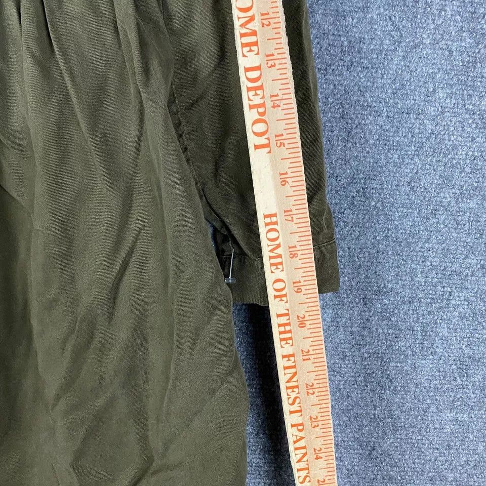 Zara Zara Dress Women's XS Green Shirt Dress Long Sleeve Size XS / US 0-2 / IT 36-38 - 6 Thumbnail