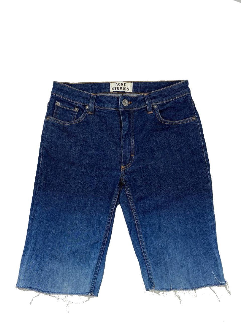 Acne Studios ACNE STUDIOS WOMEN SHORTS FLEX DEGRADE RAW LOW RISE 28/32 Size 28" / US 6 / IT 42 - 1 Thumbnail