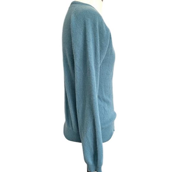 Other Lochmere Blue Cashmere Cardigan Sweater 🏴󠁧󠁢󠁳󠁣󠁴󠁿 Size S / US 4 / IT 40 - 5 Thumbnail