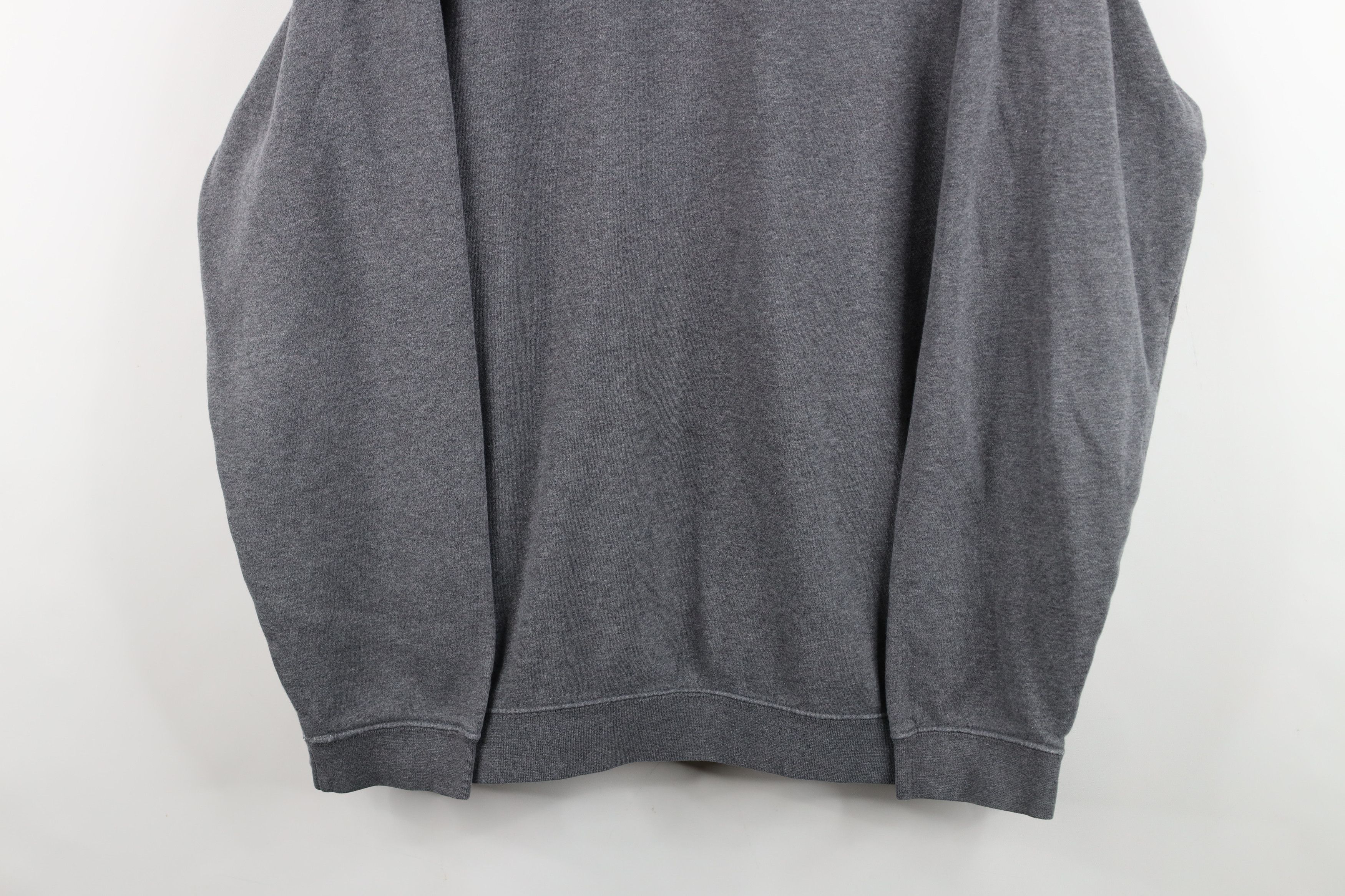 Nike Vintage Y2K Nike Swoosh Crewneck Sweatshirt Heather Gray Size US XL / EU 56 / 4 - 3 Thumbnail