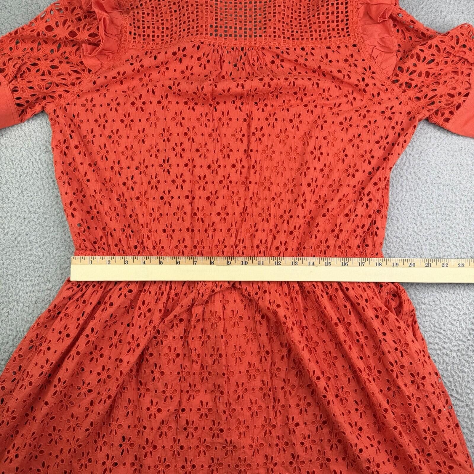 Other Double D Ranch Orange Western Dress Women's 1X Lined Size XL / US 12-14 / IT 48-50 - 7 Thumbnail