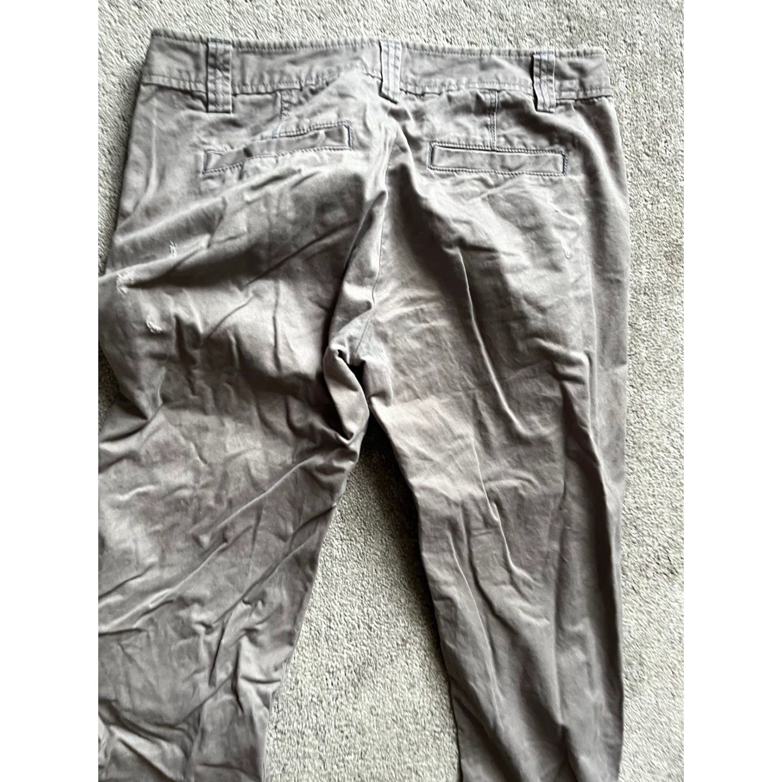 Gap Gap Women’s Cotton Pants Size 10A Stretch Gray 31" Waist 30" Inseam Size 32" / US 10 / IT 46 - 4 Thumbnail