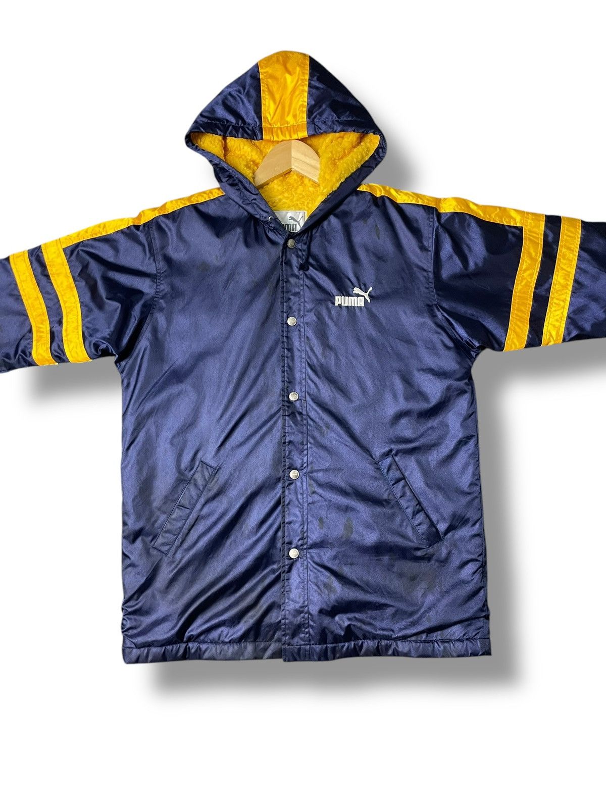 Puma × Vintage Puma x Vintage Hooded Button Jacket (42) Size US S / EU 44-46 / 1 - 6 Thumbnail