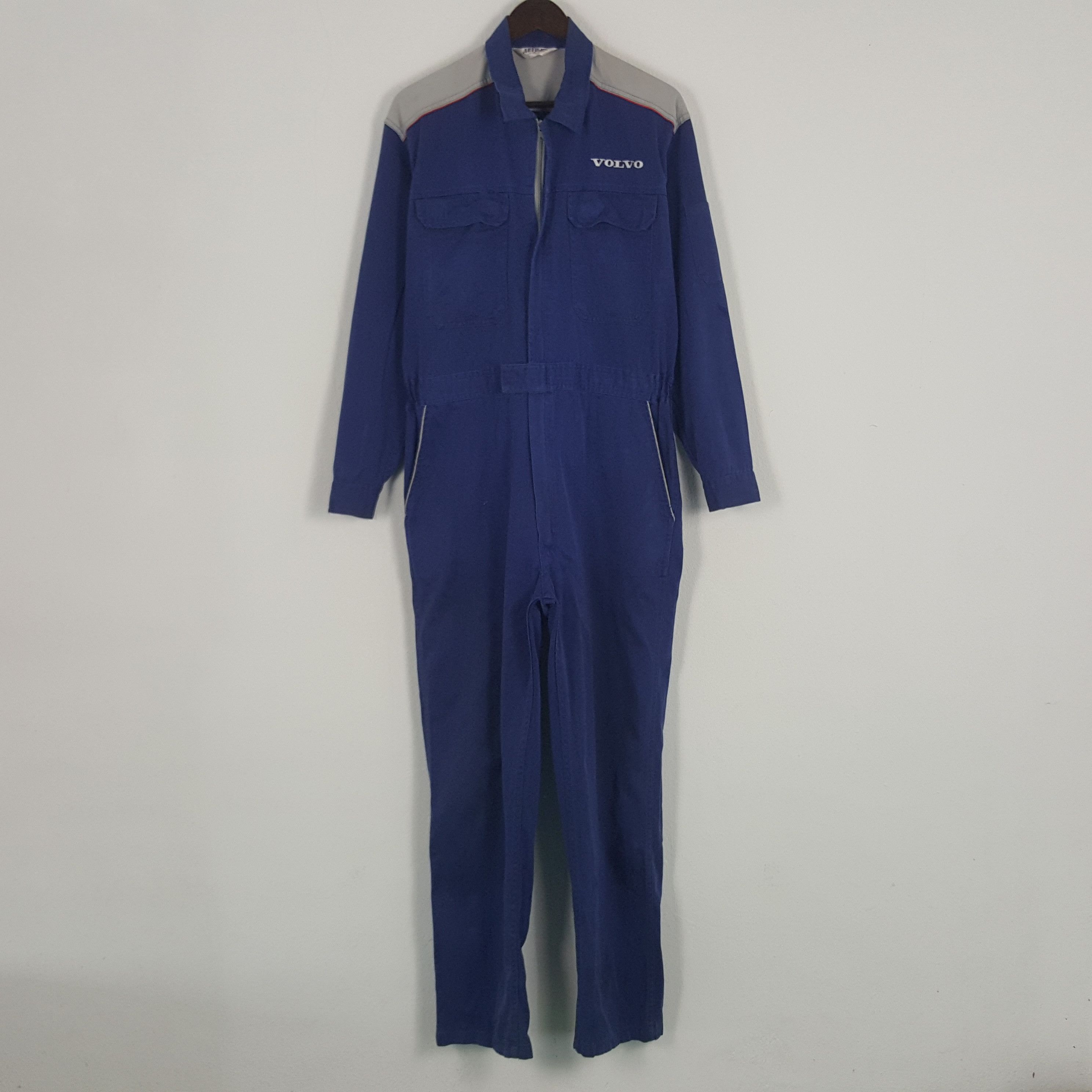 Japanese Brand × Vintage Vintage Volvo Embroidery Logo Coverall Jumpsuit Jacket Size US XL / EU 56 / 4 - 4 Thumbnail