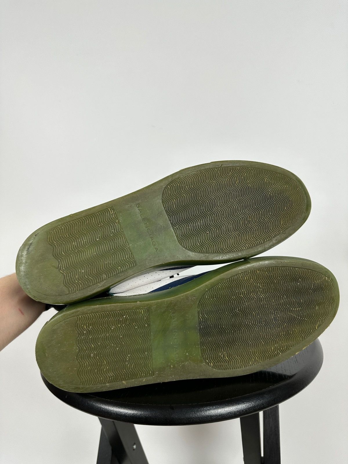 Balenciaga Panelled Low Top Sneakers