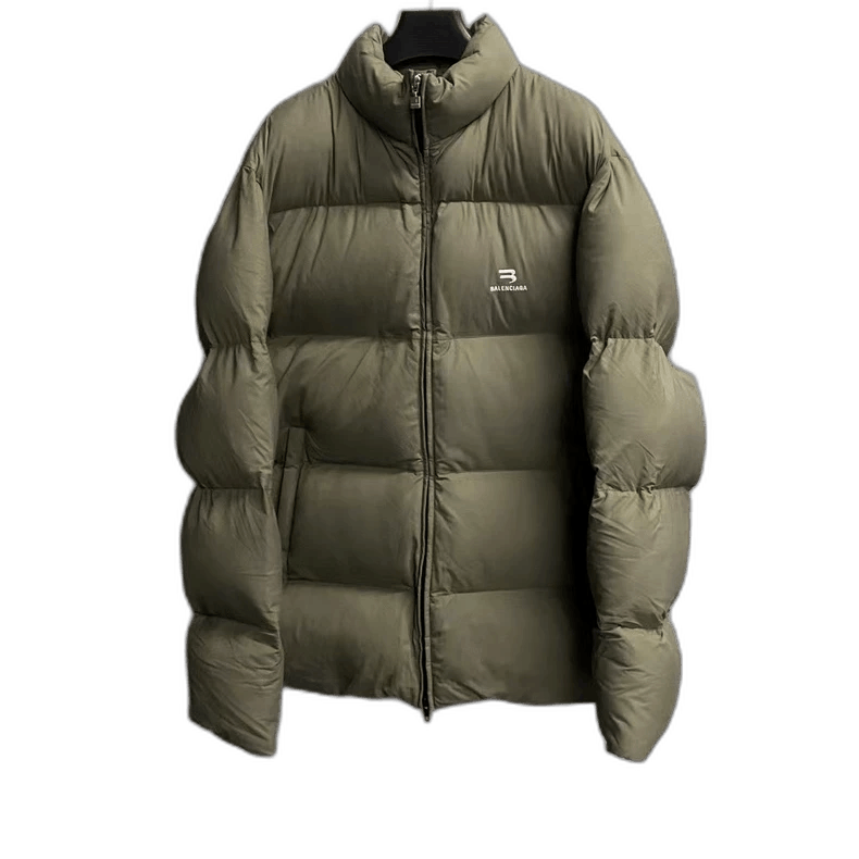 Balenciaga Balenciaga Brown Logo Puffer Jacket-2505 Size US XS / EU 42 / 0 - 1 Thumbnail