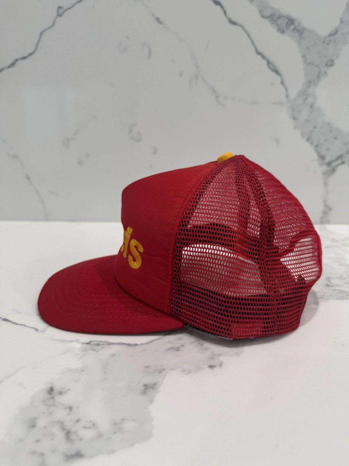 NFL Vintage 80’s Kansas City Chiefs Script Spellout Snapback Hat Size ONE SIZE - 4 Thumbnail