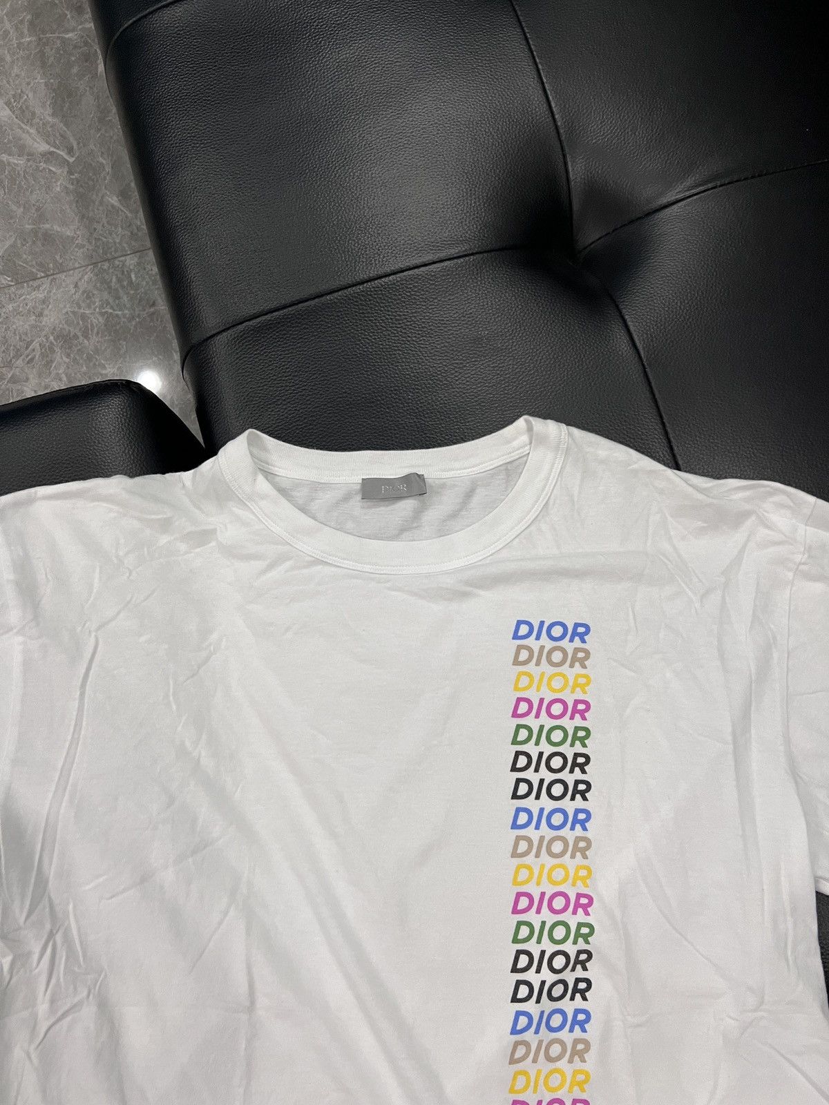 Dior Dior Rainbow Logo T-Shirt Size US XL / EU 56 / 4 - 6 Thumbnail