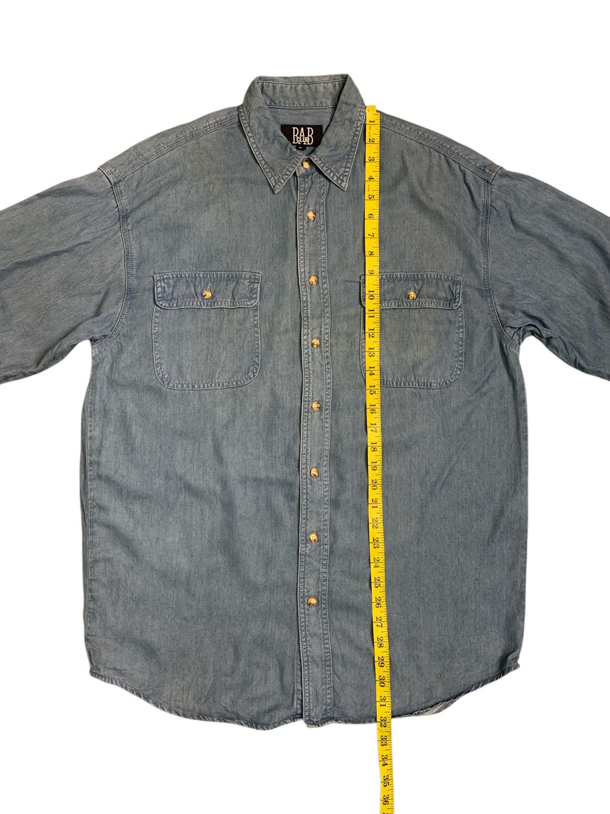 Japanese Brand Rare Design BAB Club Double Pockets Button Ups Shirts Size US M / EU 48-50 / 2 - 8 Thumbnail
