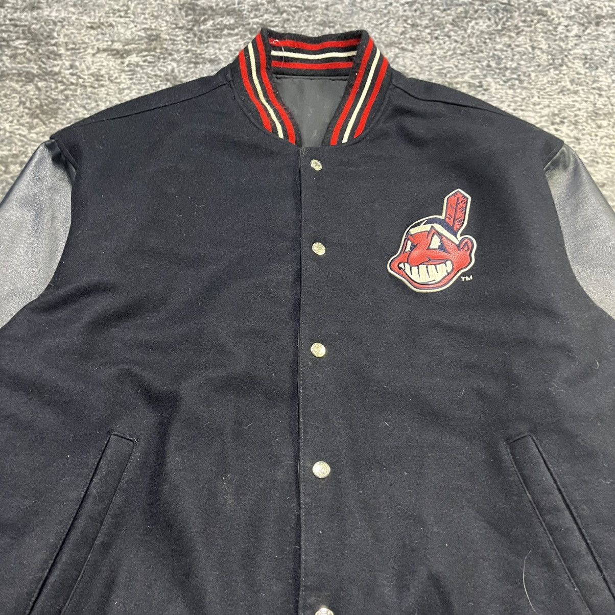 Jeff Hamilton Vintage 90s Cleveland Indians Jeff Hamilton Varsity Jacket Size US L / EU 52-54 / 3 - 5 Thumbnail