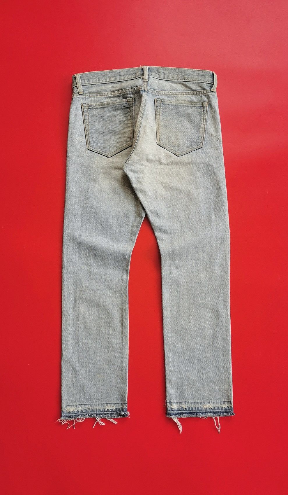 ONES STROKE Ones Stroke Tokyo Selvedge Destroyed Thrashed Jeans Kith Size US 32 / EU 48 - 8 Thumbnail