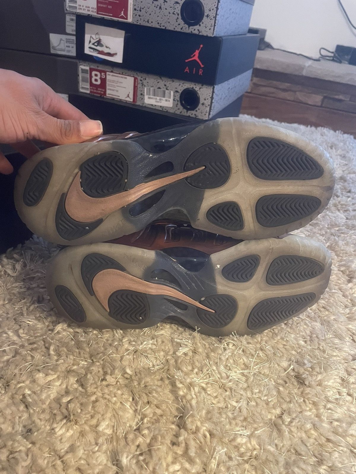 Nike Little Posite One GS ‘Copper’ Size US 7 / EU 40 - 8 Thumbnail