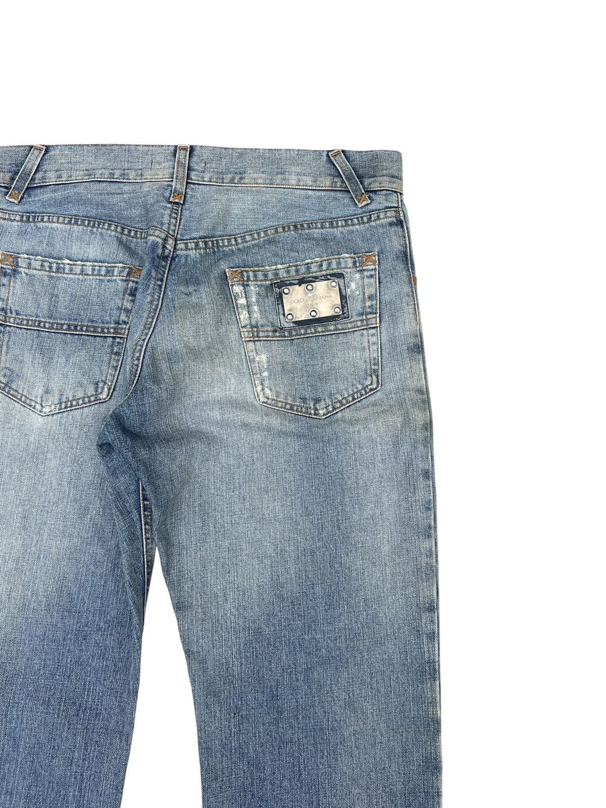 Dolce & Gabbana Vintage Dolce & Gabbana Distress Dirty Mud Denim Loose Jeans Size US 32 / EU 48 - 19 Thumbnail