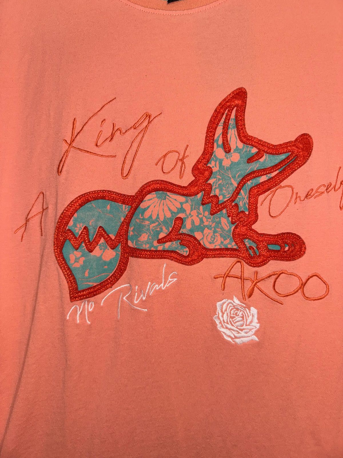 AKOO AKOO Orange Graphic T-Shirt Size 2XL Size US XXL / EU 58 / 5 - 2 Thumbnail