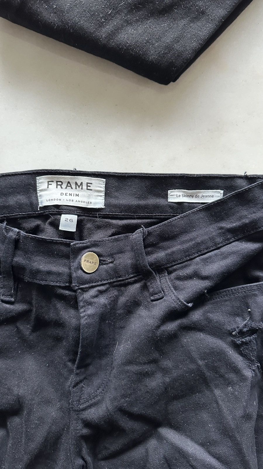 Frame Le Skinny de Jeanne Size 26" / US 2 / IT 38 - 3 Thumbnail