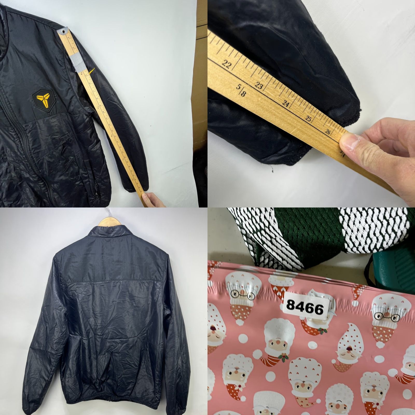Nike VINTAGE Nike Kobe Mamba Puffer Jacket Swoosh Medium Shirt Men M Black Zip Jacket Size US M / EU 48-50 / 2 - 8 Thumbnail