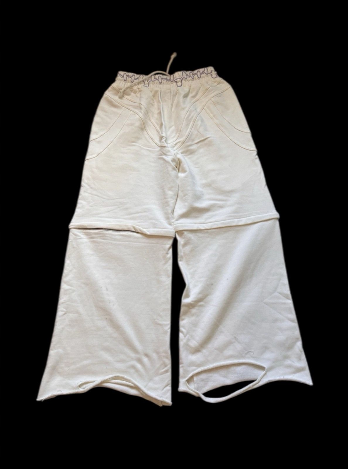 Bad Son Vees Sweats/Shorts With Zippers On Legs Size US 30 / EU 46 - 2 Thumbnail